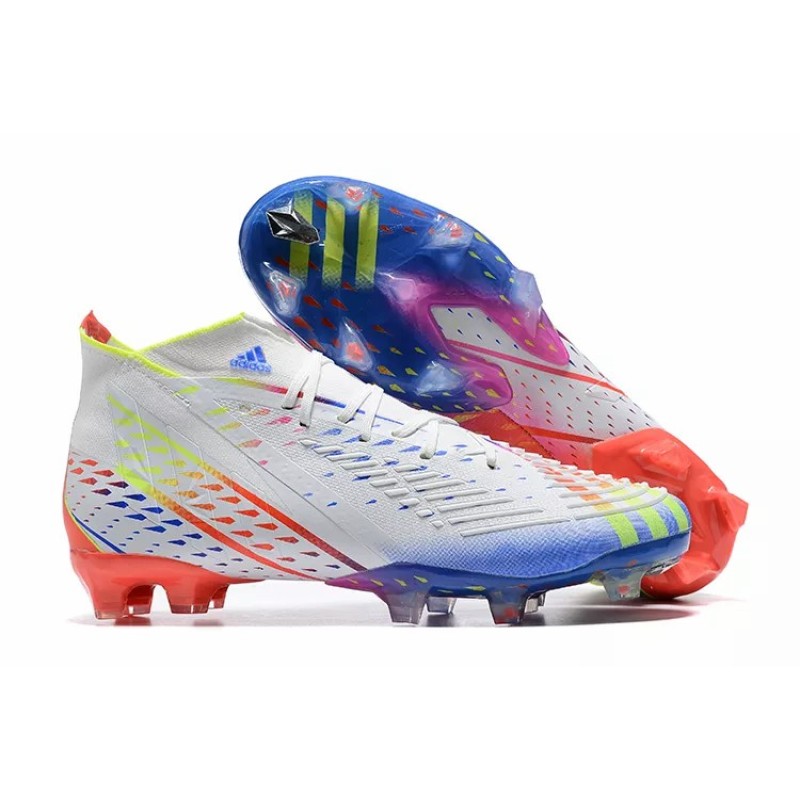 Botas de Fútbol Adidas Predator Edge FG Copa Mundial Qatar 2022 Hombre Blanco (#39~#45)