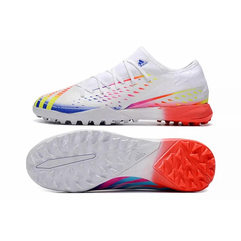 Botas de Fútbol Adidas Predator Edge.3 Bajo TF Unisex Blanco (#36~#45) Botas de Fútbol Adidas Predator Edge.3 Bajo TF Unisex Blanco (#36~#45)