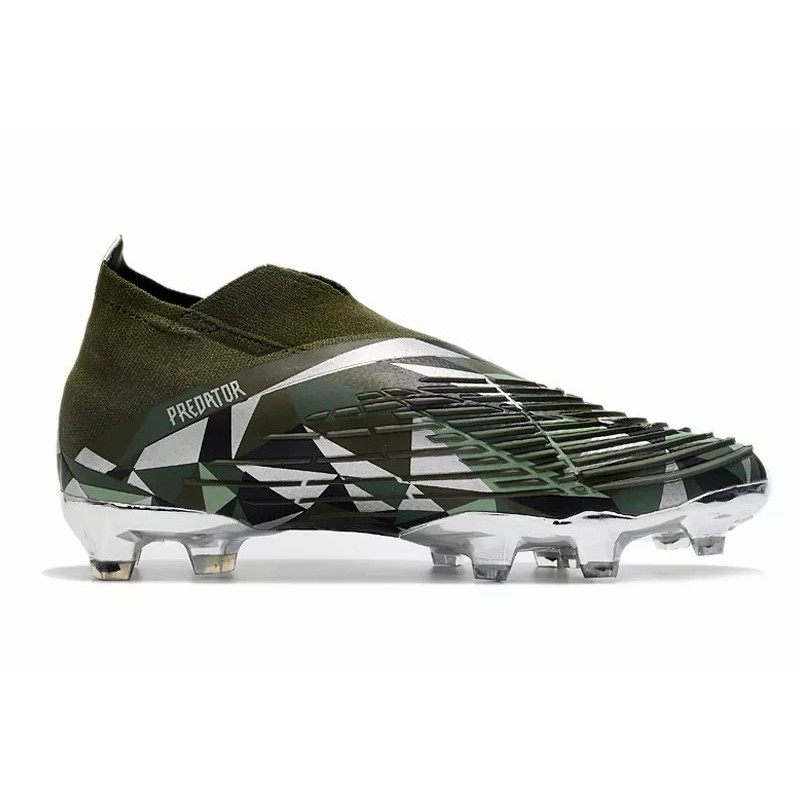 Botas de Fútbol Adidas Predator Edge Geometric FG Unisex Verde Camuflaje (#39~#45)