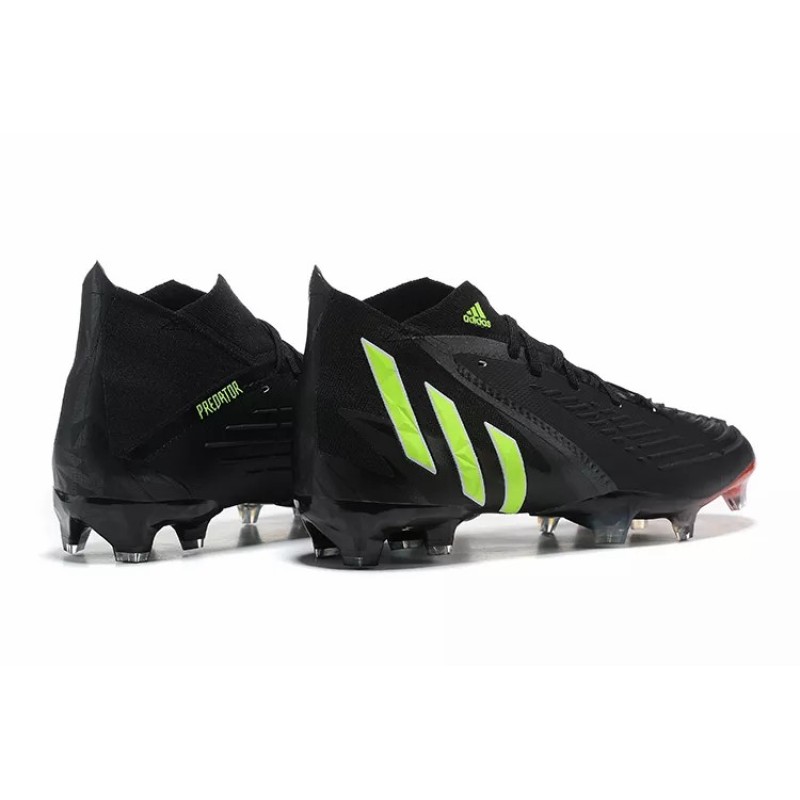 Botas de Fútbol Adidas Predator Edge Geometric.1 FG Hombre Negro&Verde Limón (#39~#45)