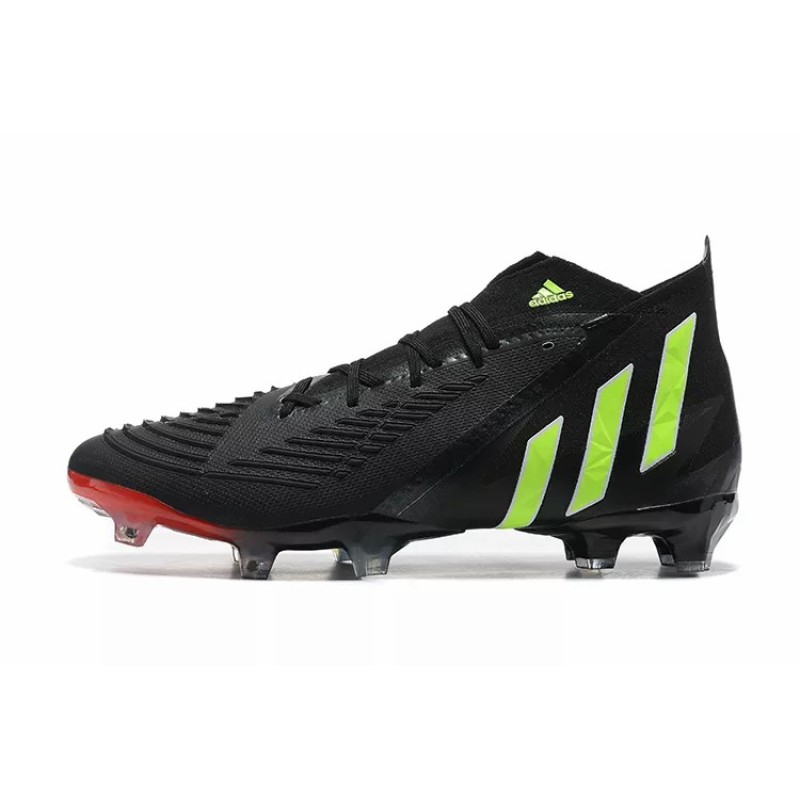 Botas de Fútbol Adidas Predator Edge Geometric.1 FG Hombre Negro&Verde Limón (#39~#45)