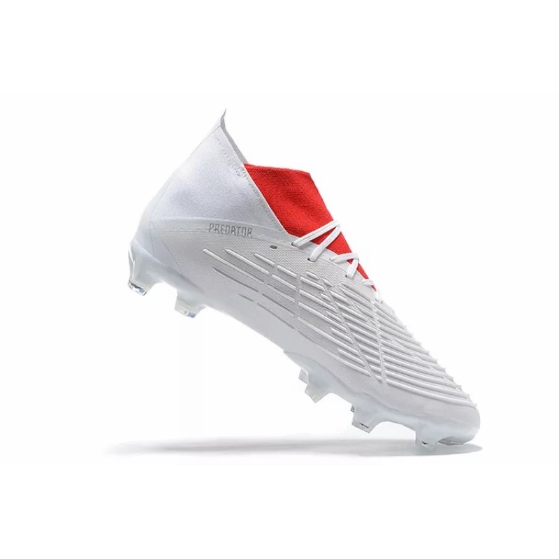 Botas de Fútbol Adidas Predator Edge Geometric.1 FG Hombre Blanco&Rojo (#39~#45)