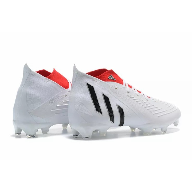 Botas de Fútbol Adidas Predator Edge Geometric.1 FG Hombre Blanco&Rojo (#39~#45)