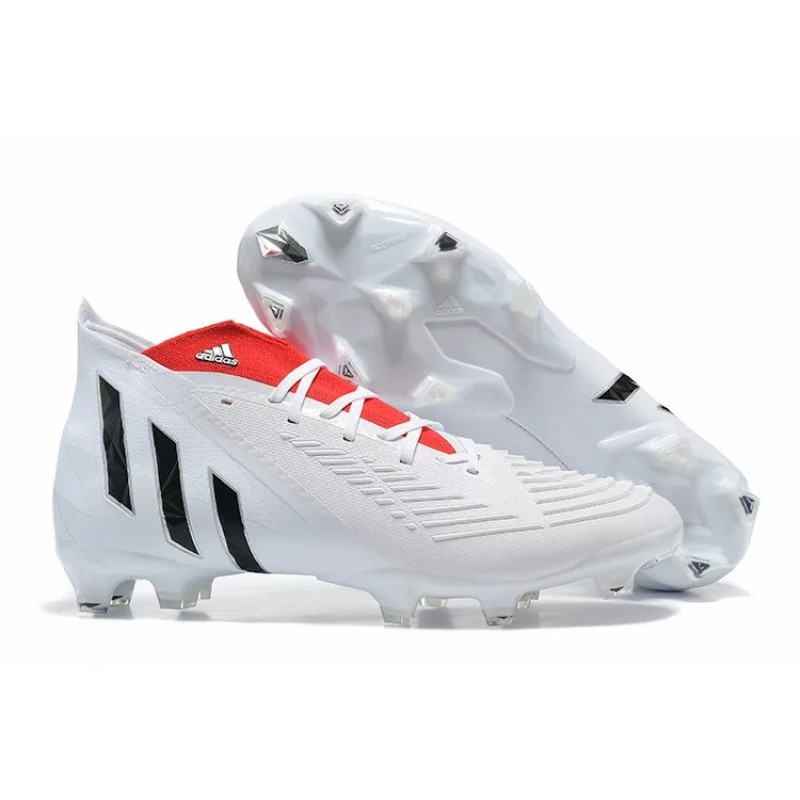 Botas de Fútbol Adidas Predator Edge Geometric.1 FG Hombre Blanco&Rojo (#39~#45)