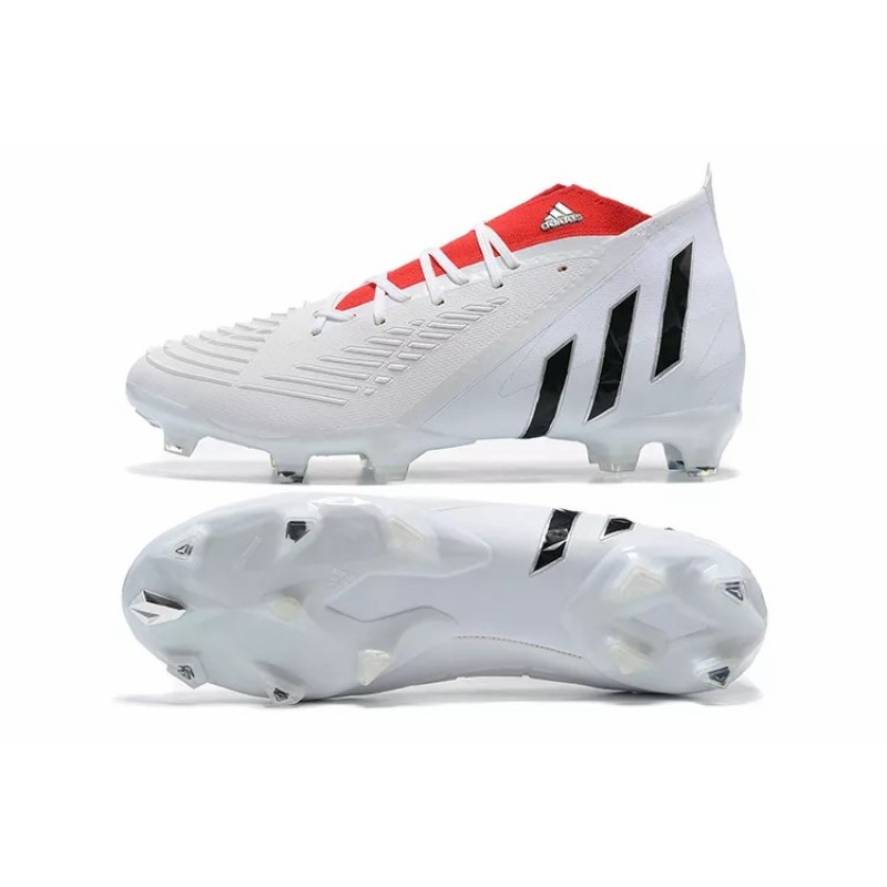Botas de Fútbol Adidas Predator Edge Geometric.1 FG Hombre Blanco&Rojo (#39~#45)