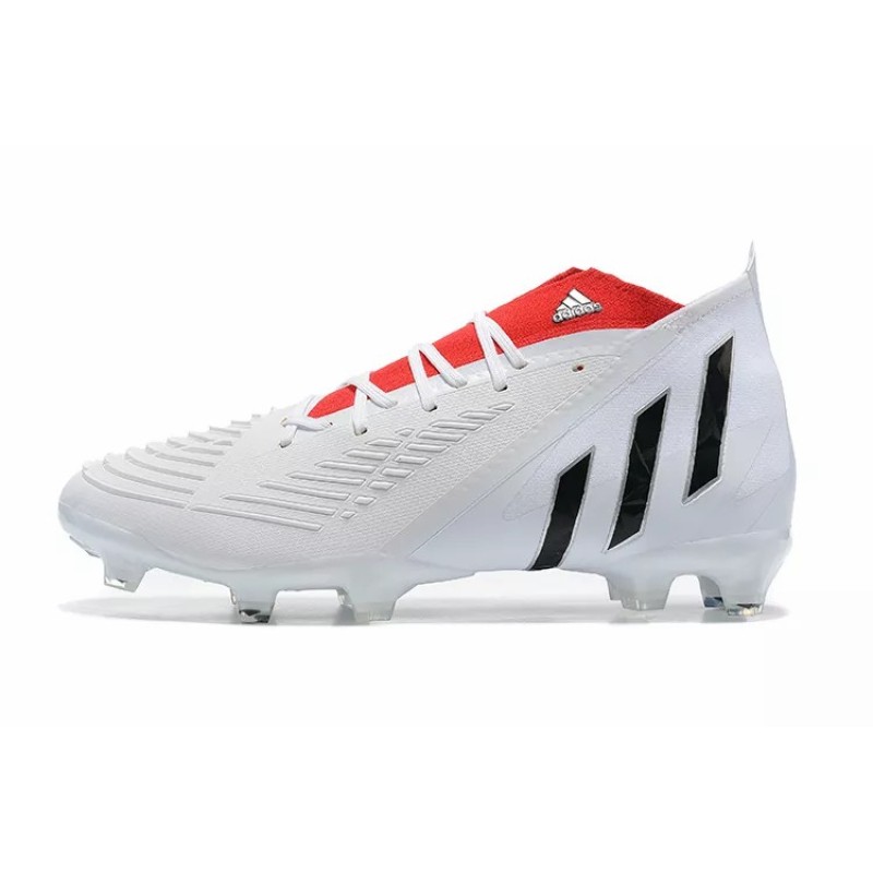Botas de Fútbol Adidas Predator Edge Geometric.1 FG Hombre Blanco&Rojo (#39~#45)