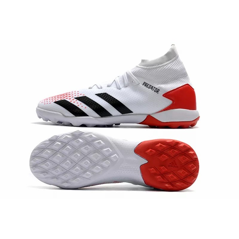 Botas de Fútbol Adidas Predator 20.3 TF Hombre Blanco&Rojo (#39~#45)