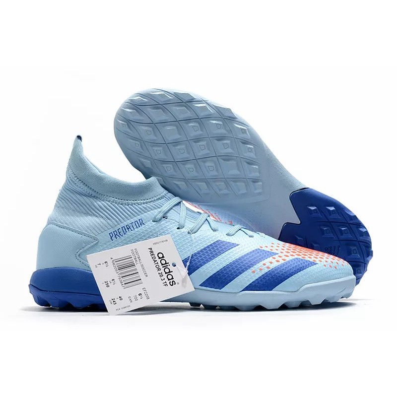 Botas de Fútbol Adidas Predator 20.3 TF Hombre Azul Claro (#39~#45)