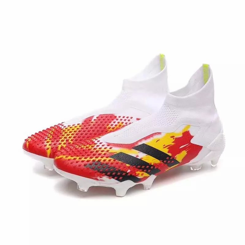 Botas de Fútbol Adidas Predator 20.3 Hombre Blanco&Rojo&Amarillo (#39~#45)