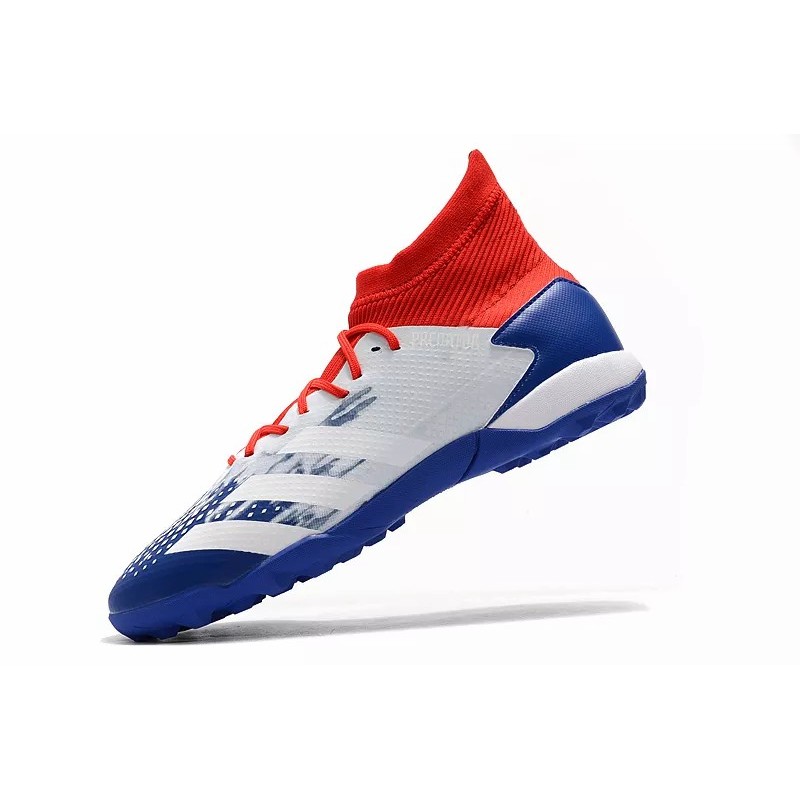 Botas de Fútbol Adidas Predator 20.3 TF Hombre Blanco&Azul&Rojo (#39~#45)