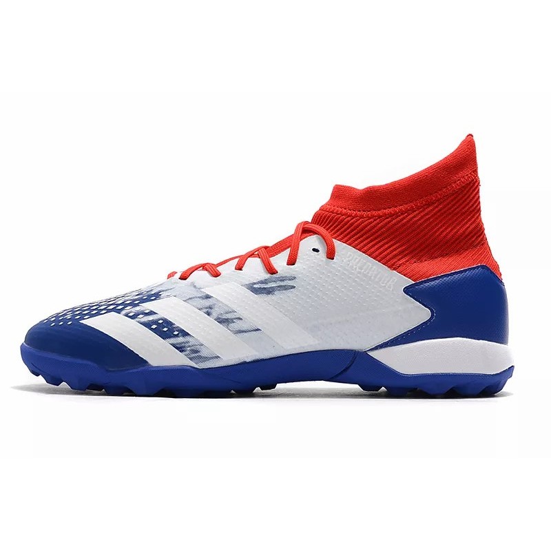 Botas de Fútbol Adidas Predator 20.3 TF Hombre Blanco&Azul&Rojo (#39~#45)