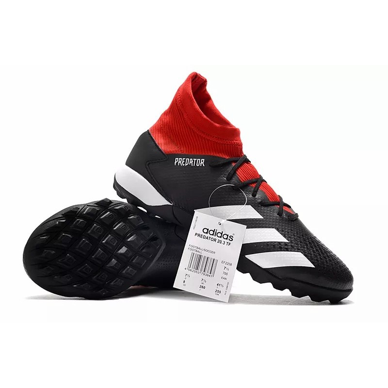 Botas de Fútbol Adidas Predator 20.3 TF Hombre Negro&Rojo (#38~#45)
