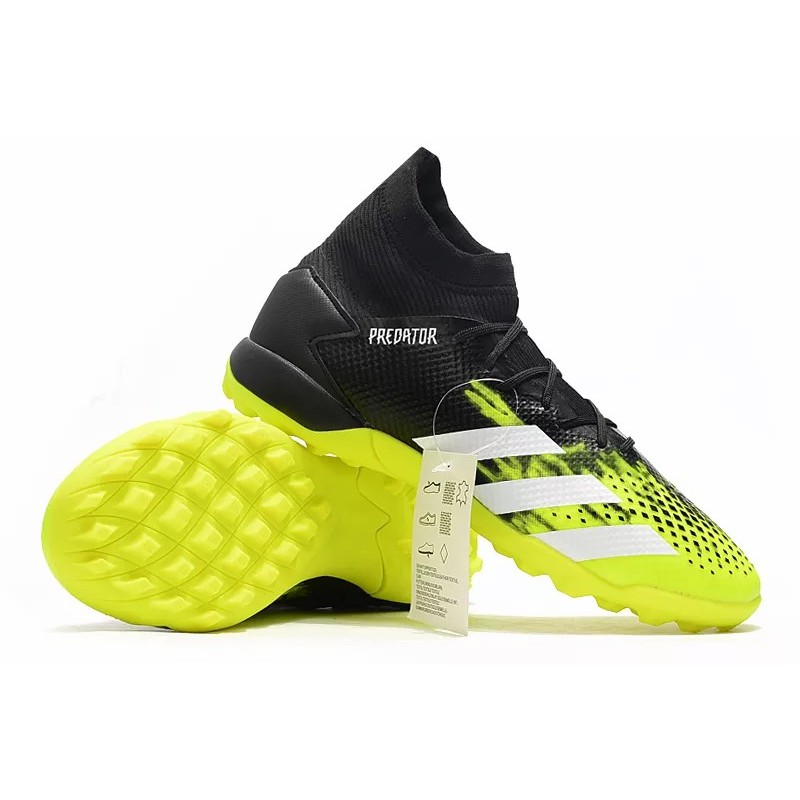 Botas de Fútbol Adidas Predator 20.3 TF Hombre Negro&Amarillo (#38~#45)