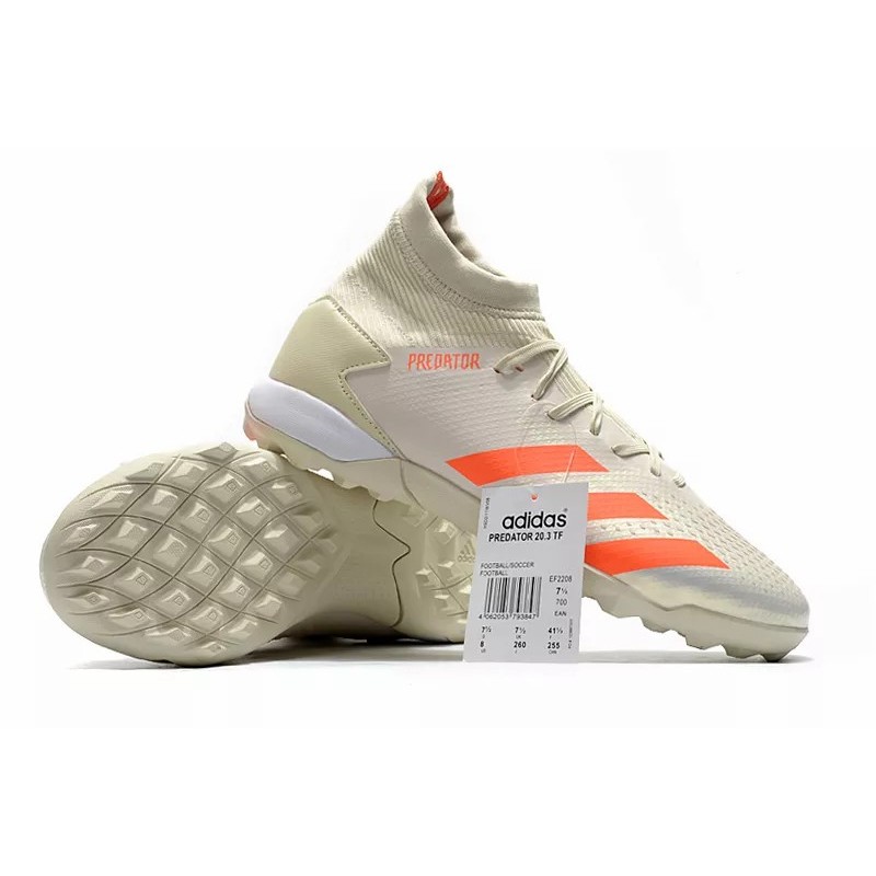 Botas de Fútbol Adidas Predator 20.3 TF Hombre Beige (#38~#45)
