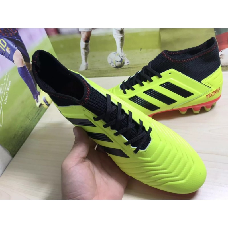 Botas de Fútbol Adidas Predator 19.3 AG Unisex Amarillo  /  Blanco  /  Azul  /  Negro  /  Rojo  /  Blanco  /  Rosado (#36~#45)