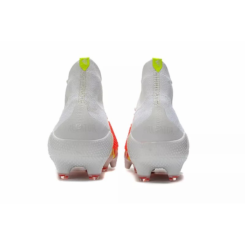 Botas de Fútbol Adidas Predator Mutator 20.1 FG Hombre Blanco&Amarillo&Rojo (#38~#45)