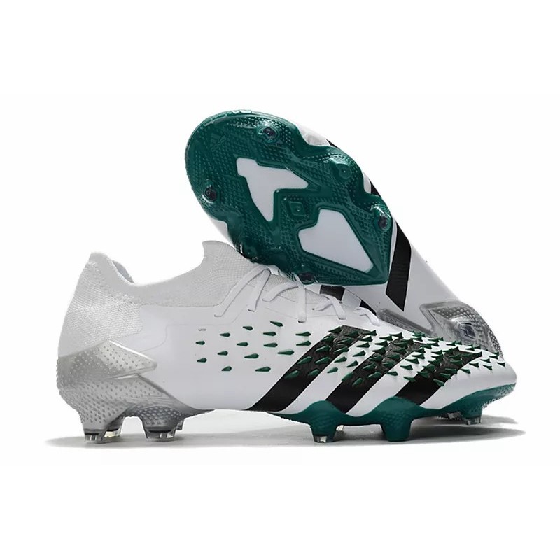 Botas de Fútbol Adidas Predator Freak.1 Bajo FG Hombre Blanco&Verde (#39~#45)