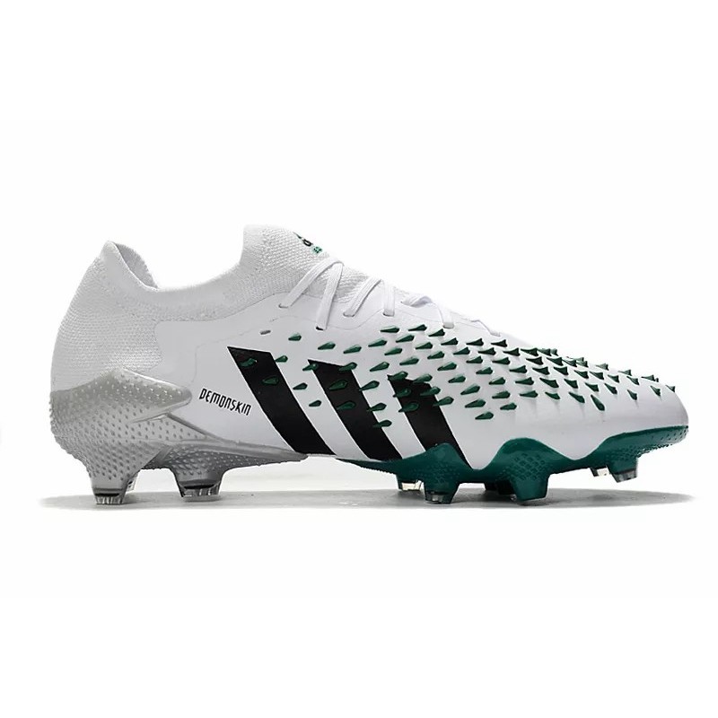 Botas de Fútbol Adidas Predator Freak.1 Bajo FG Hombre Blanco&Verde (#39~#45)