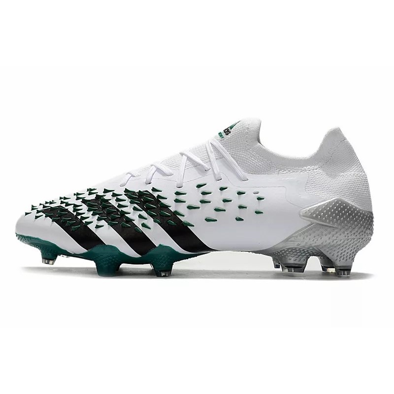 Botas de Fútbol Adidas Predator Freak.1 Bajo FG Hombre Blanco&Verde (#39~#45)
