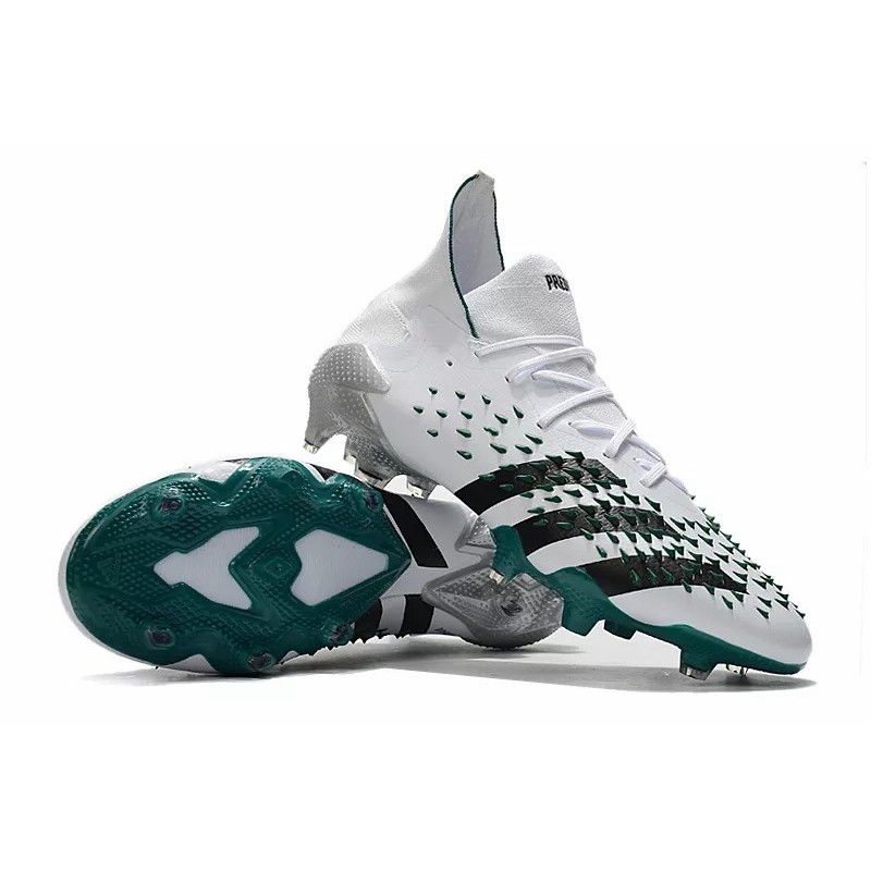 Botas de Fútbol Adidas Predator Freak.1 FG Hombre Blanco&Verde (#39~#45)