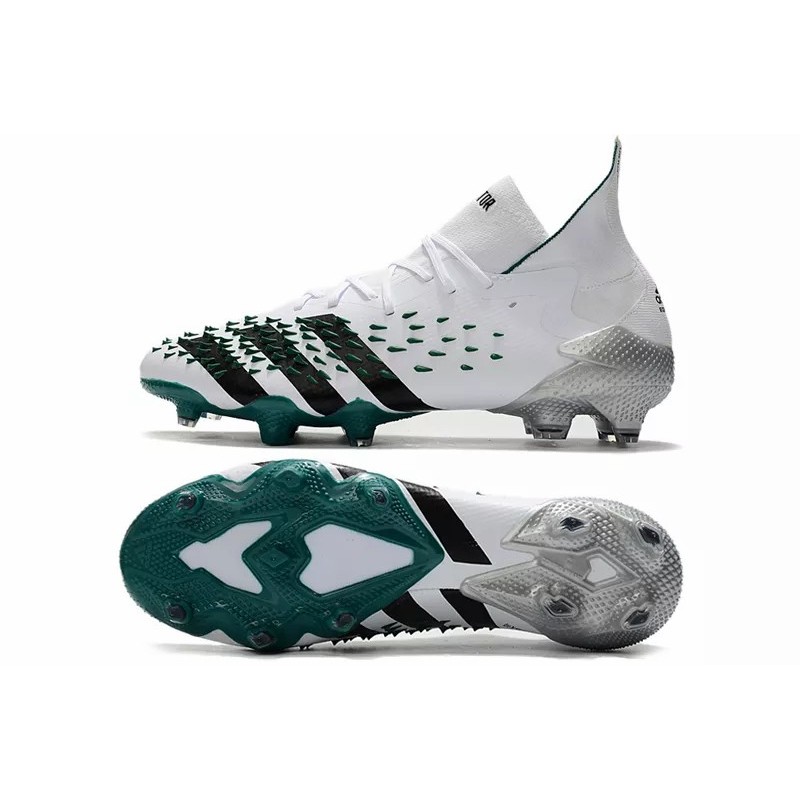 Botas de Fútbol Adidas Predator Freak.1 FG Hombre Blanco&Verde (#39~#45)