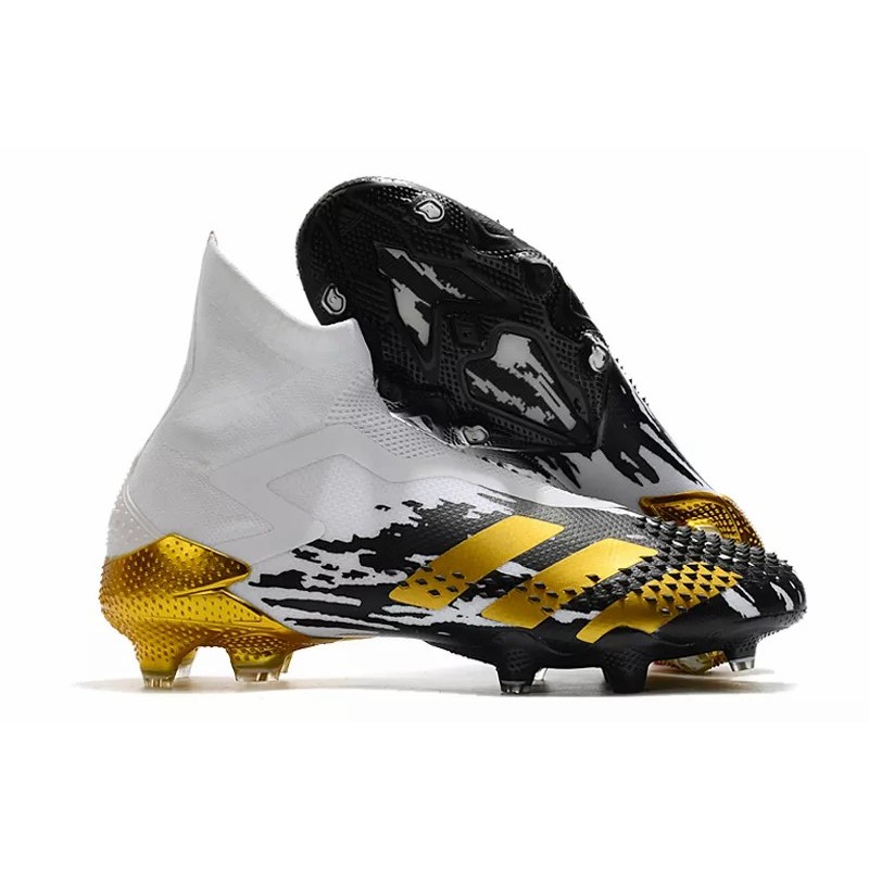 Botas de Fútbol Adidas Predator Mutator 20 FG Unisex Blanco&Negro&Dorado (#35~#45)