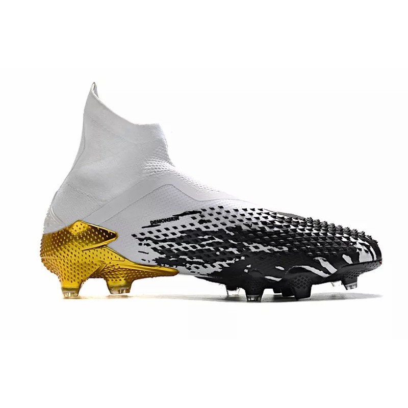 Botas de Fútbol Adidas Predator Mutator 20 FG Unisex Blanco&Negro&Dorado (#35~#45)