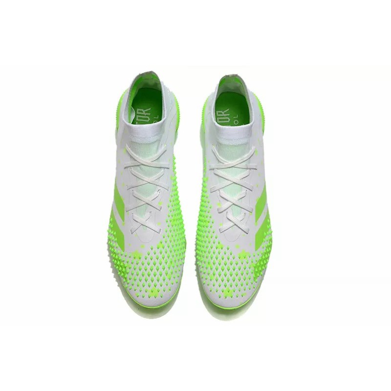 Botas de Fútbol Adidas Predator Mutator 20.1 FG Hombre Blanco&Verde (#39~#45)