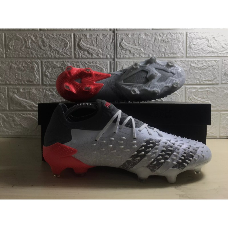 Botas de Fútbol Adidas Predator Freak.1 Bajo FG Hombre Blanco (#39~#45)