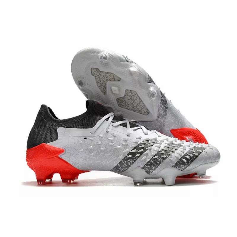 Botas de Fútbol Adidas Predator Freak.1 Bajo FG Hombre Blanco (#39~#45)