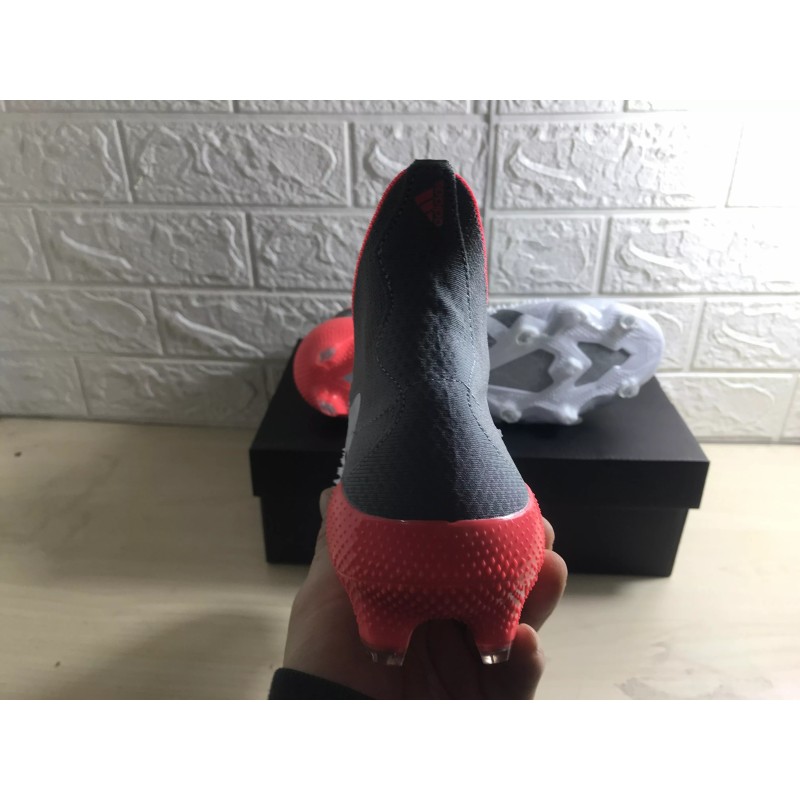 Botas de Fútbol Adidas Predator Freak FG Unisex Blanco&Gris (#36~#45)