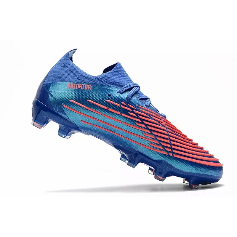 Botas de Fútbol Adidas Predator Edge Geometric.1 FG Unisex Azul&Rosado (#36~#45)