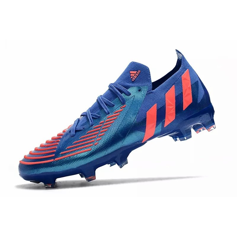 Botas de Fútbol Adidas Predator Edge Geometric.1 FG Unisex Azul&Rosado (#36~#45)