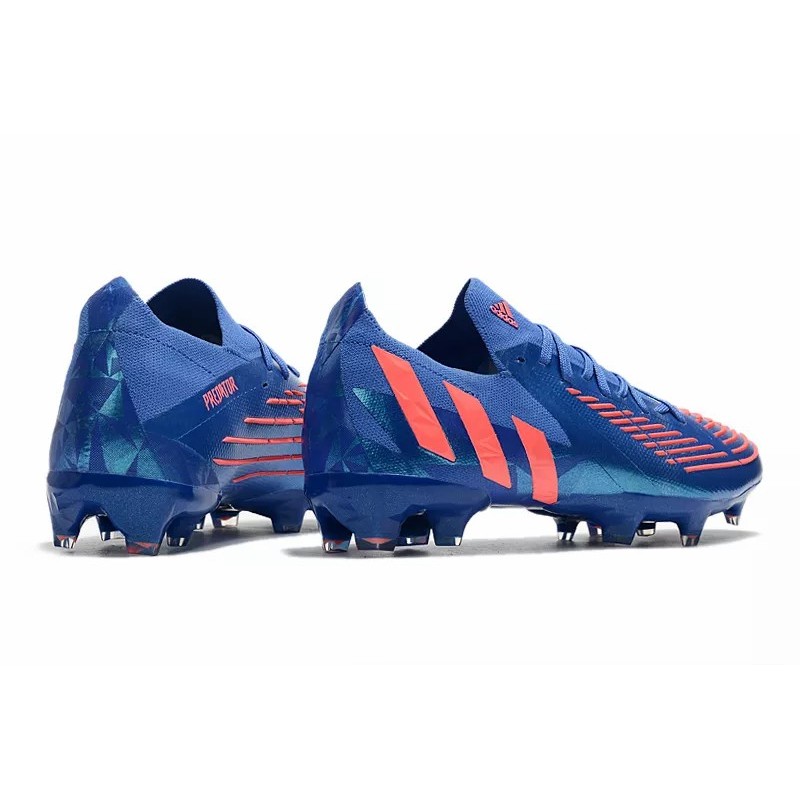 Botas de Fútbol Adidas Predator Edge Geometric.1 FG Unisex Azul&Rosado (#36~#45)