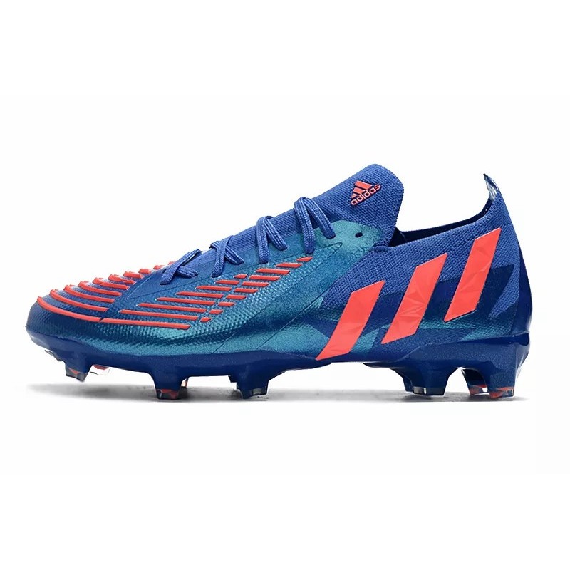 Botas de Fútbol Adidas Predator Edge Geometric.1 FG Unisex Azul&Rosado (#36~#45)