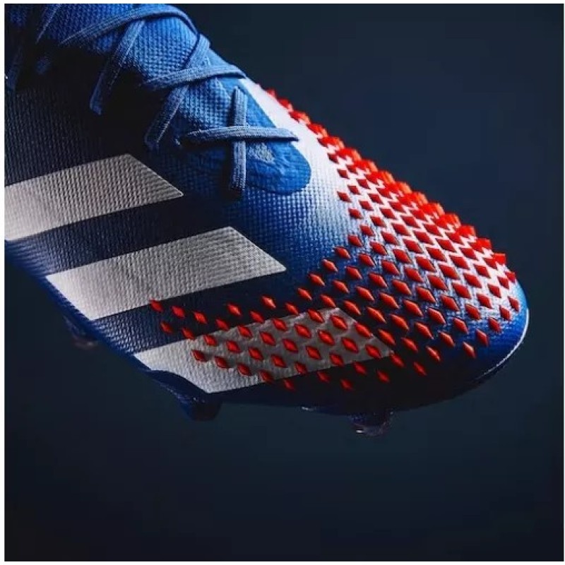 Botas de Fútbol Adidas Predator 20.1 FG Hombre Azul&Rojo (#38~#45)