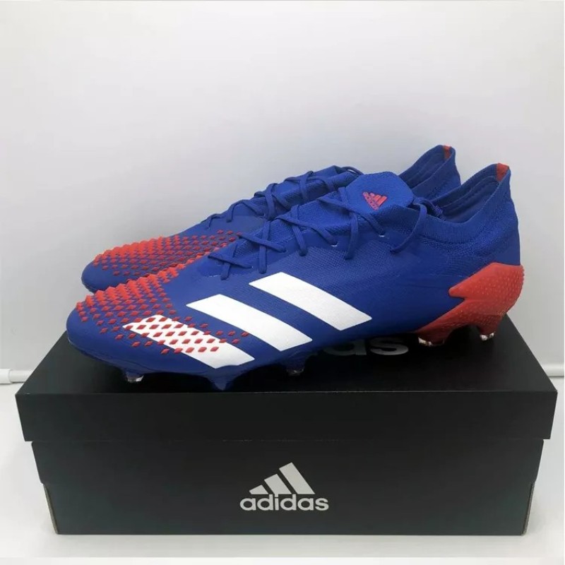 Botas de Fútbol Adidas Predator 20.1 FG Hombre Azul&Rojo (#38~#45)