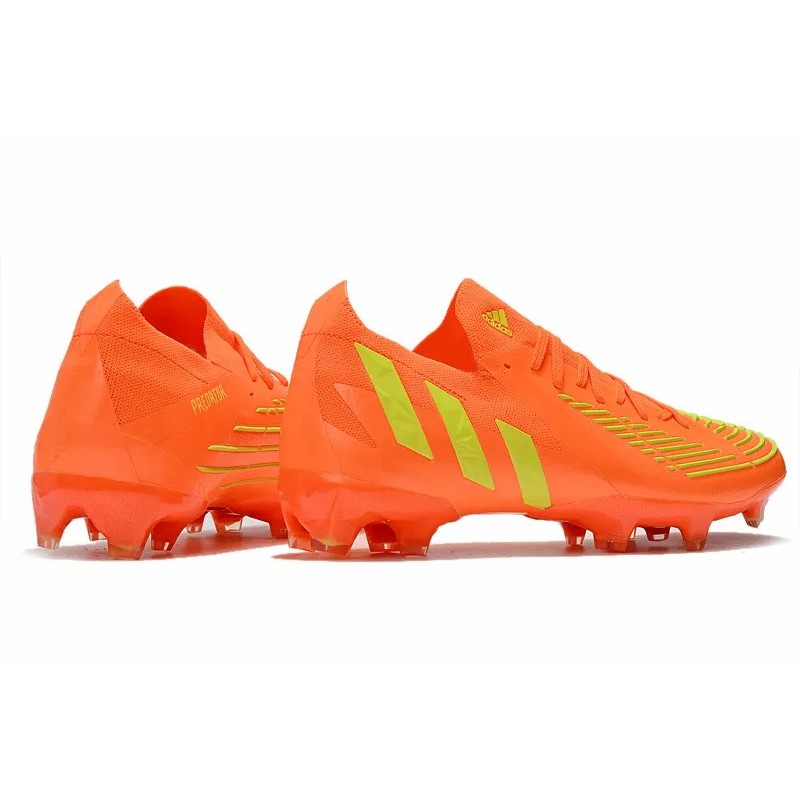 Botas de Fútbol Adidas Predator Edge Geometric.1 FG Unisex Naranja&Amarillo (#36~#45)