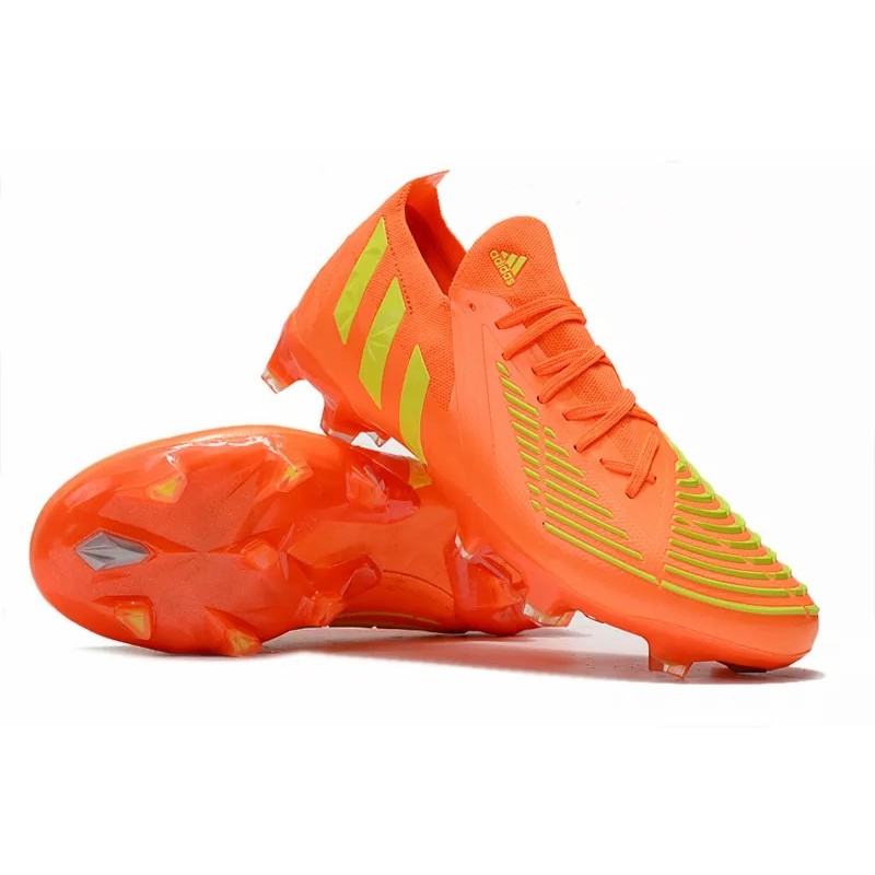 Botas de Fútbol Adidas Predator Edge Geometric.1 FG Unisex Naranja&Amarillo (#36~#45)