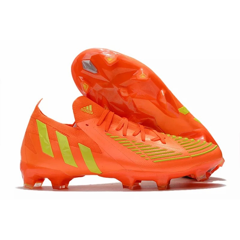 Botas de Fútbol Adidas Predator Edge Geometric.1 FG Unisex Naranja&Amarillo (#36~#45)