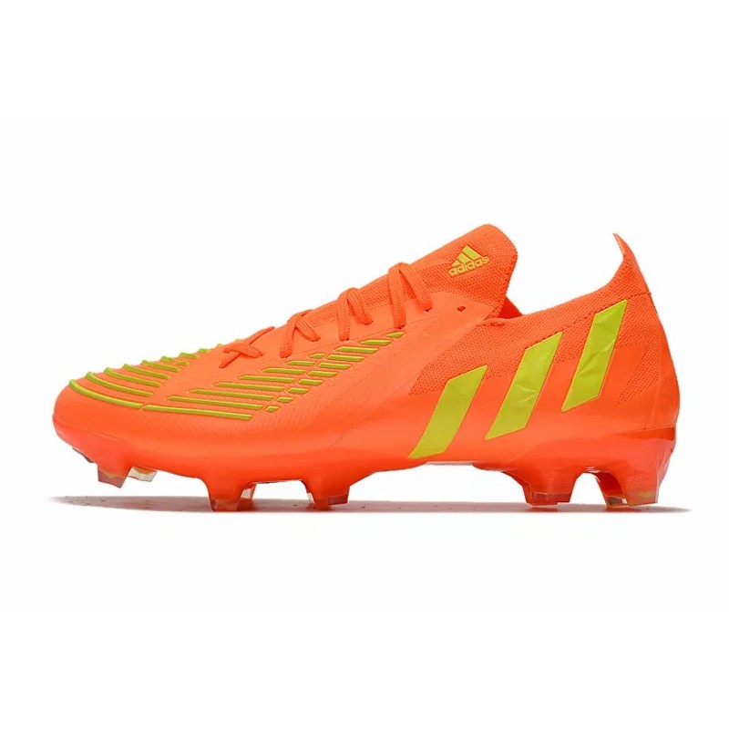 Botas de Fútbol Adidas Predator Edge Geometric.1 FG Unisex Naranja&Amarillo (#36~#45)