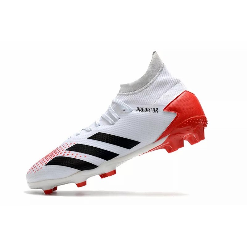 Botas de Fútbol Adidas Predator Mutator 20.3 FG Hombre Blanco&Rojo (#39~#45)