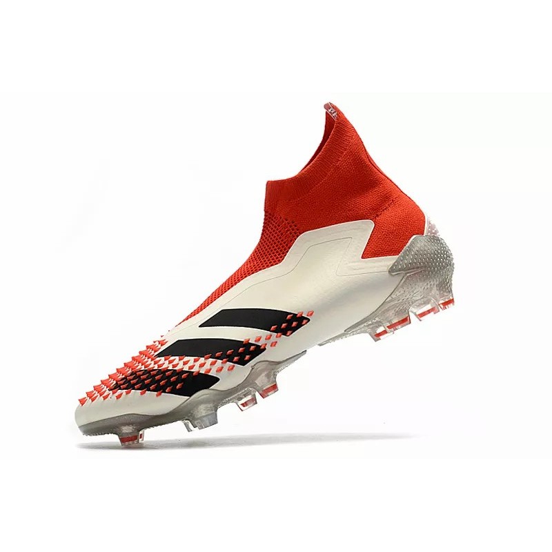 Botas de Fútbol Adidas Predator Mutator 20 FG Hombre Blanco&Rojo (#39~#45)