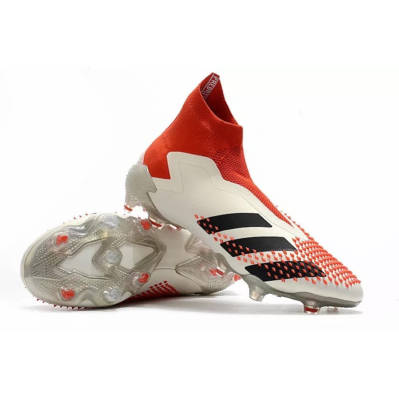 Botas de Fútbol Adidas Predator Mutator 20 FG Hombre Blanco&Rojo (#39~#45)