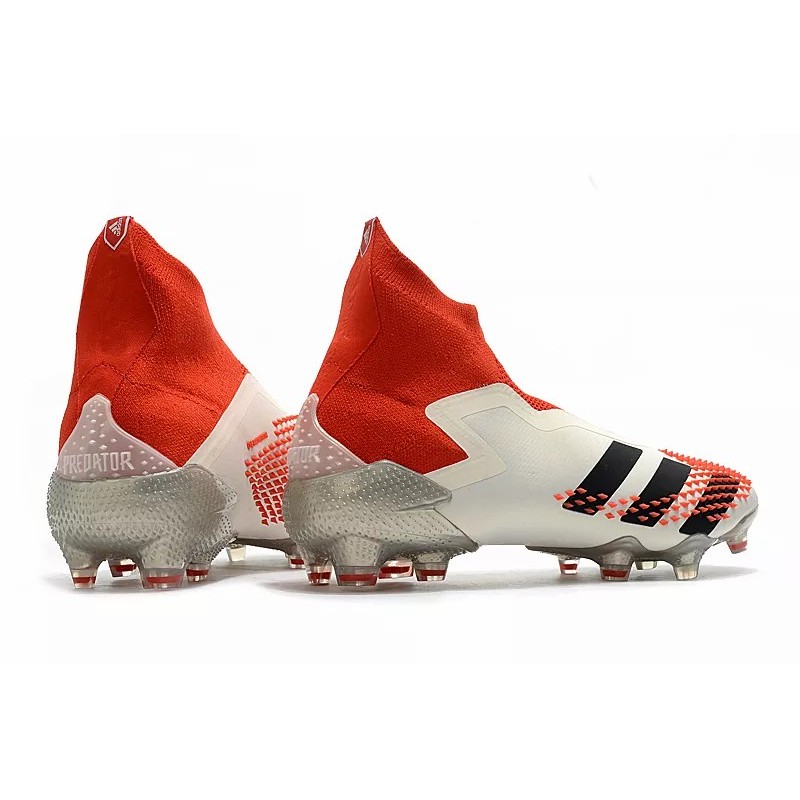 Botas de Fútbol Adidas Predator Mutator 20 FG Hombre Blanco&Rojo (#39~#45)