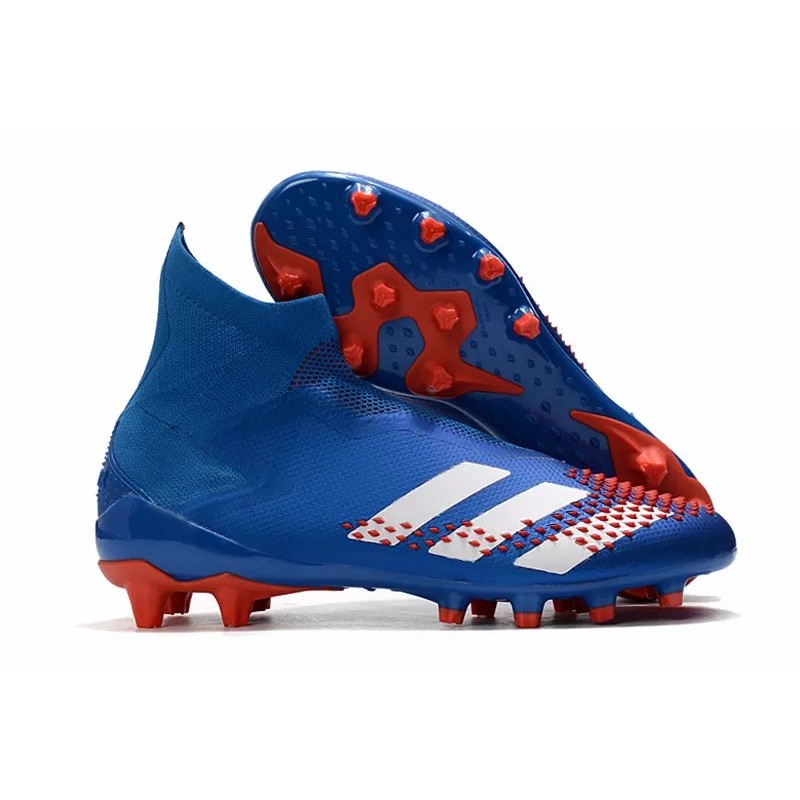 Botas de Fútbol Adidas Predator Mutator 20 AG Hombre Azul / Blanco / Negro (#38~#45)
