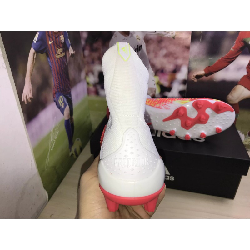 Botas de Fútbol Adidas Predator Mutator 20 AG Hombre Blanco / Negro / Azul (#38~#45)