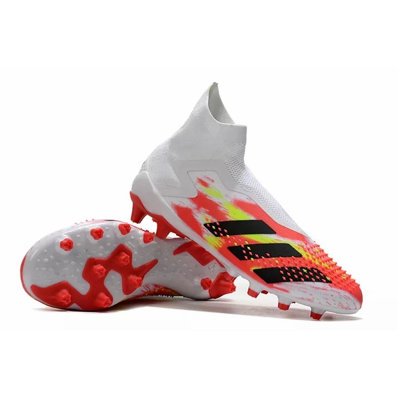 Botas de Fútbol Adidas Predator Mutator 20 AG Hombre Blanco / Negro / Azul (#38~#45)