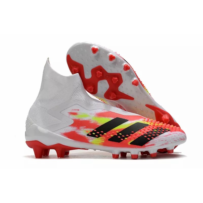 Botas de Fútbol Adidas Predator Mutator 20 AG Hombre Blanco / Negro / Azul (#38~#45)