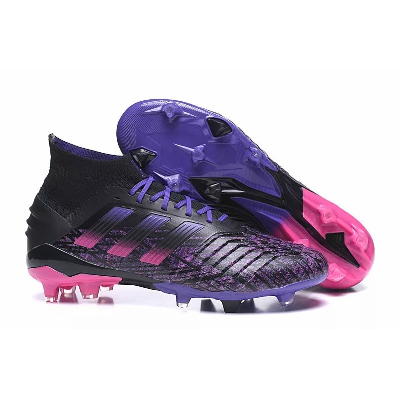 Botas de Fútbol Adidas Predator 19.1 FG Hombre Púrpura (#39~#45)